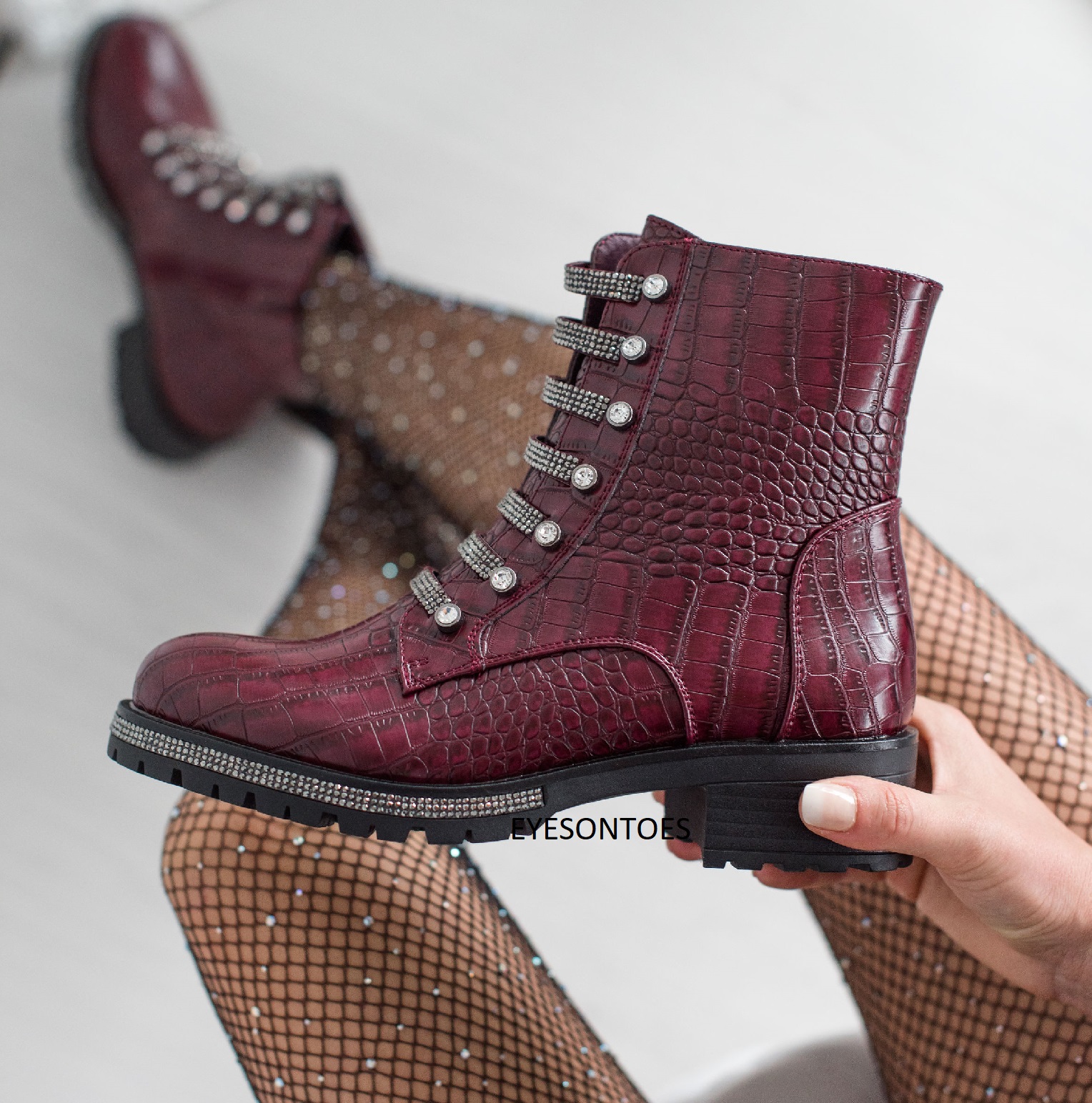 womens boots with studs